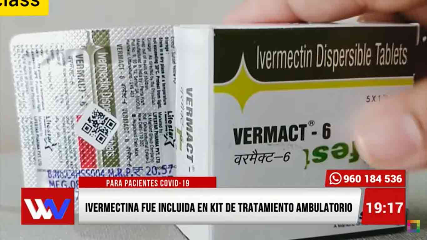 Ivermectina fue incluida en kit de tratamiento ambulatorio