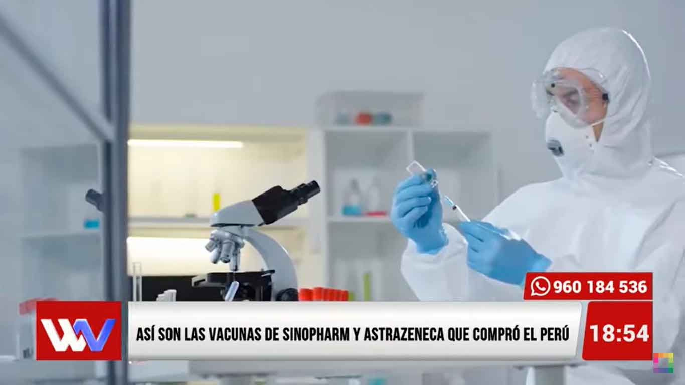 Portada: Así son las vacunas de Sinopharm y AstraZeneca que compró el Perú