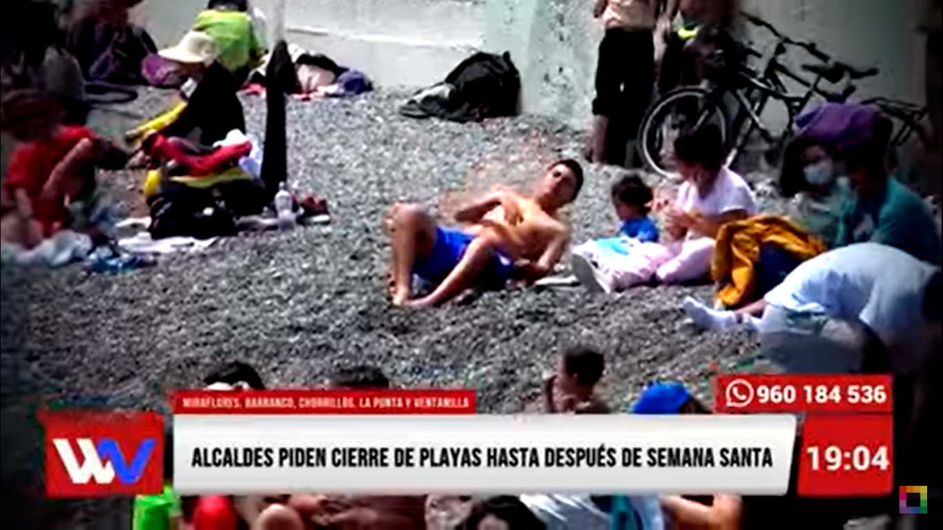 Portada: Alcaldes piden cierre de playas hasta después de Semana Santa