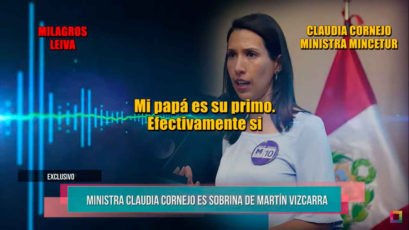 En exclusiva en Milagros Leiva Entrevista: Ministra Claudia Cornejo es sobrina de Martín Vizcarra