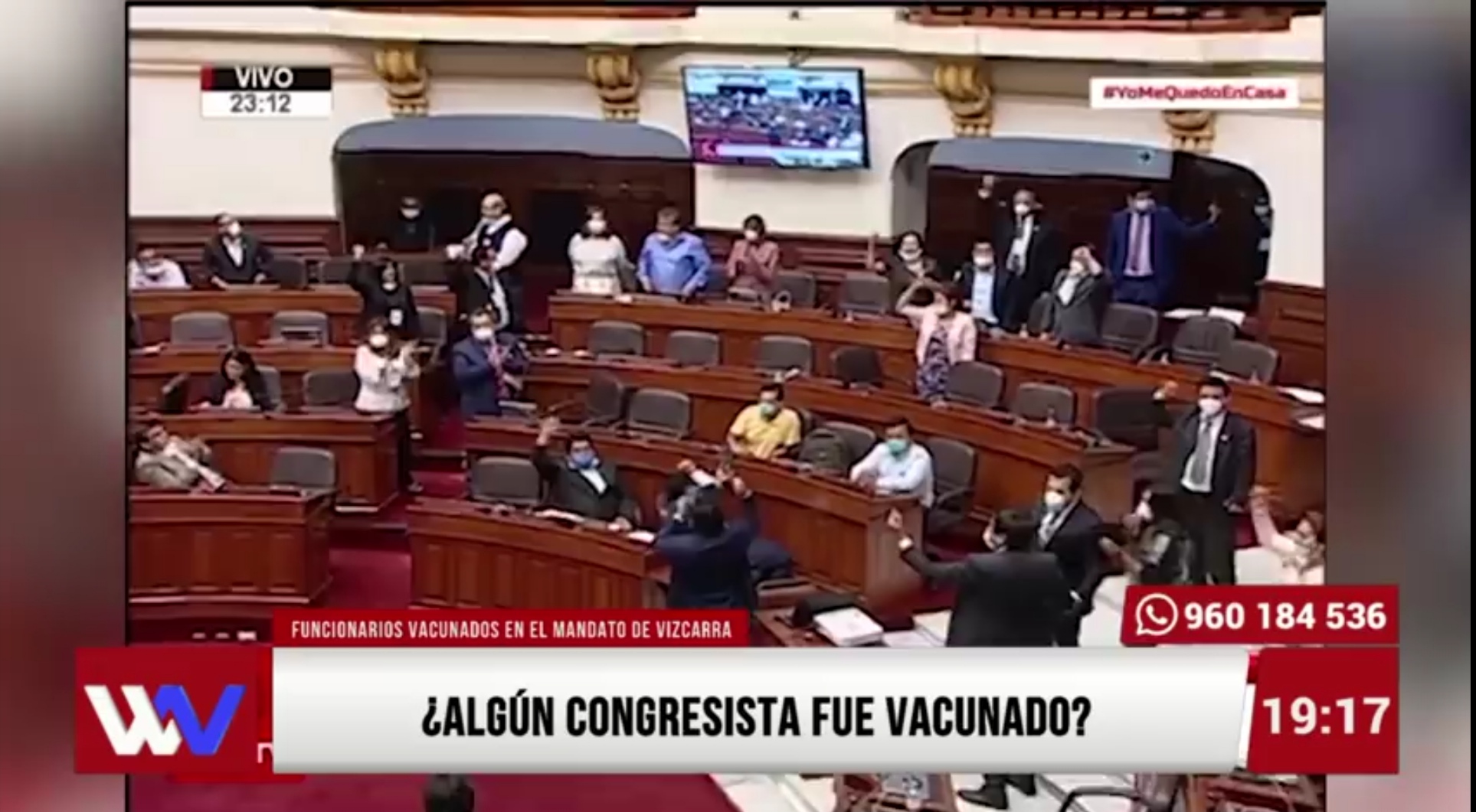 ¿Algún congresista vacunado?