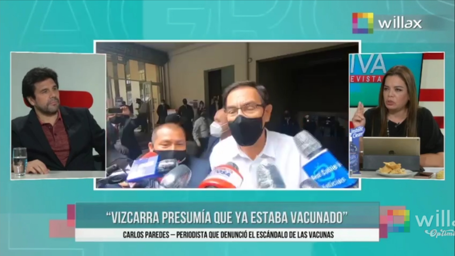 Portada: Carlos Paredes: “Vizcarra presumía ya haber sido vacunado”