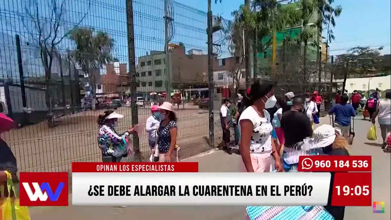 Portada: ¿Se debe alargar la cuarentena en el Perú?