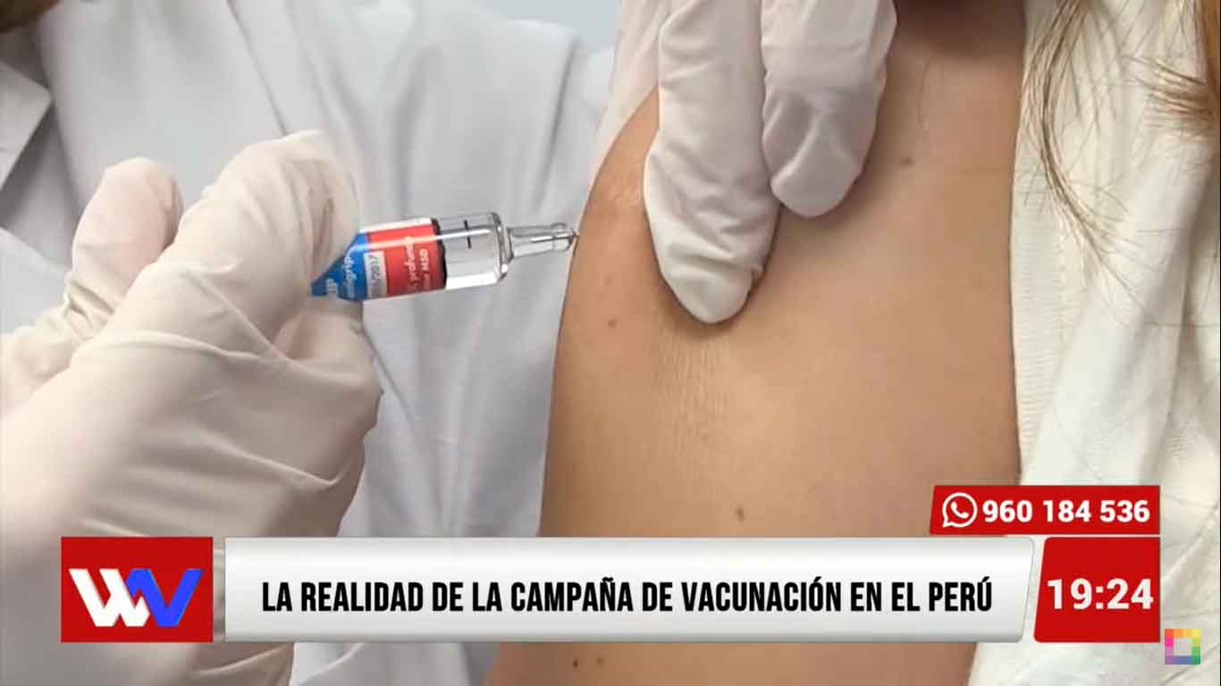 Portada: La realidad de la campaña de vacunación en el Perú