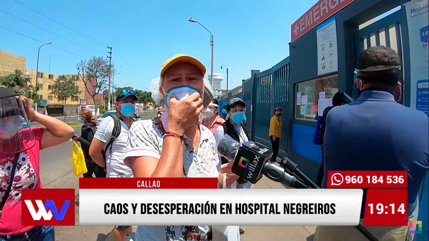 Portada: Caos y desesperación en Hospital Negreiros