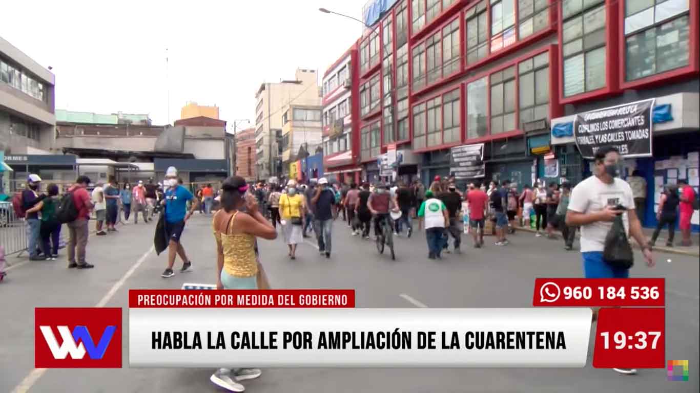 Habla la calle por la ampliación de la cuarentena