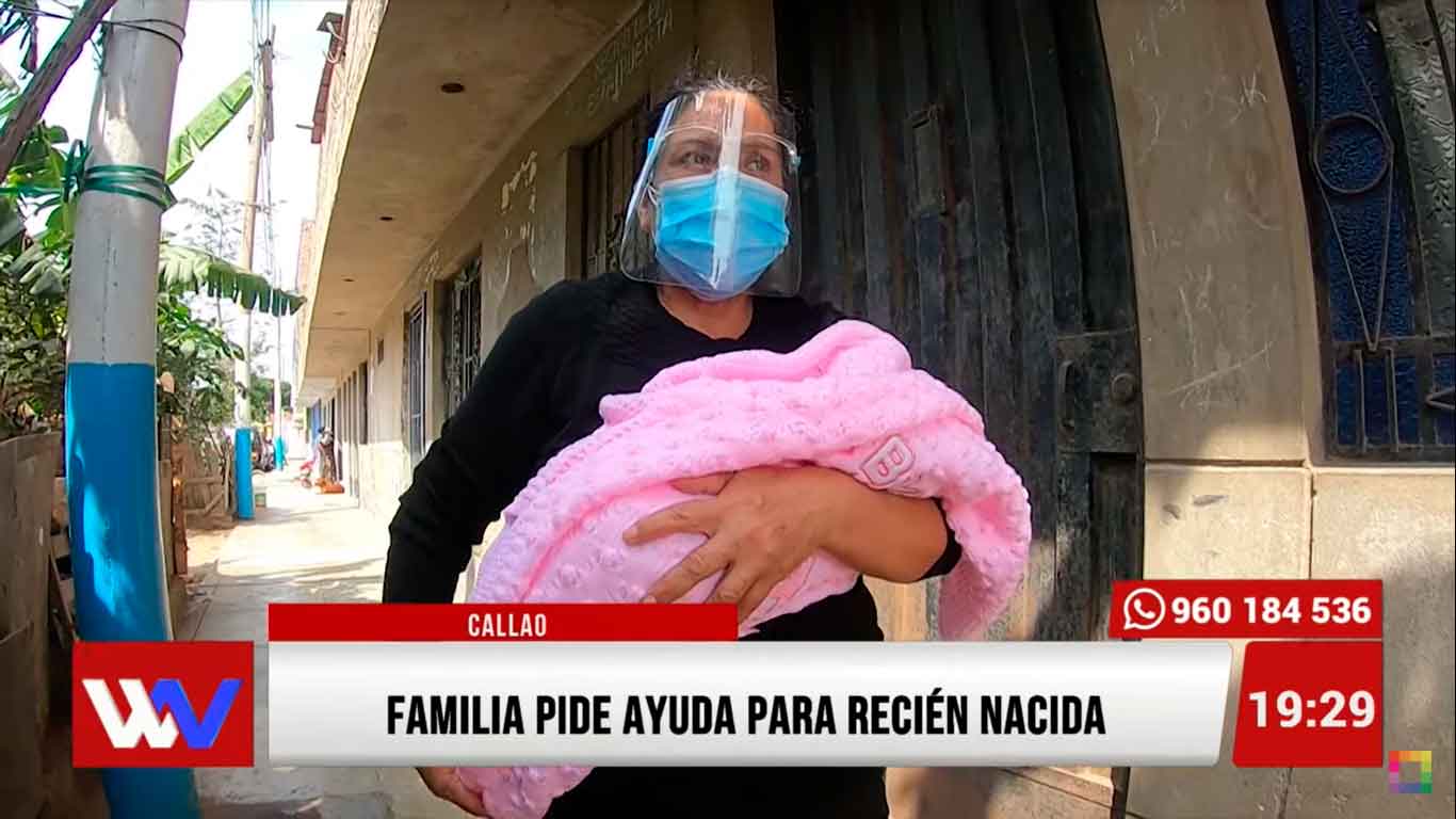 Portada: Familia pide ayuda para recién nacida