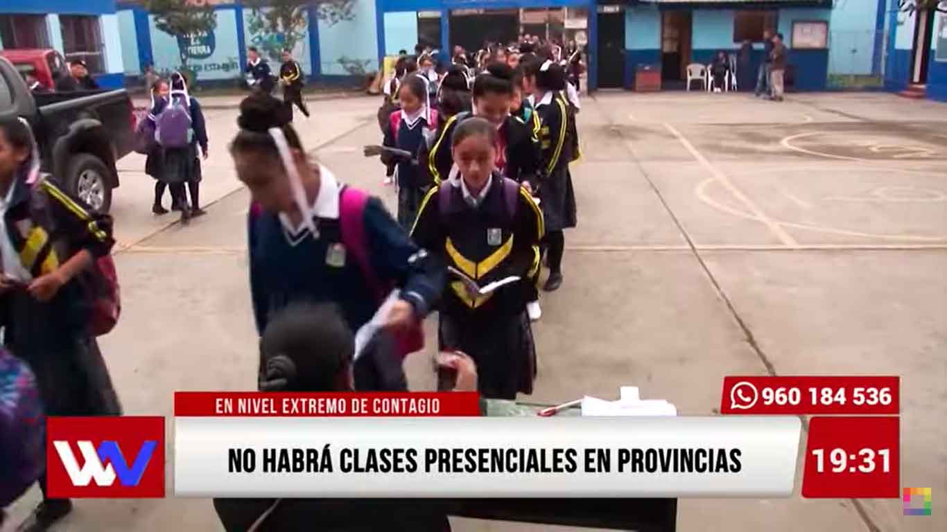 No habrá clases presenciales en provincia