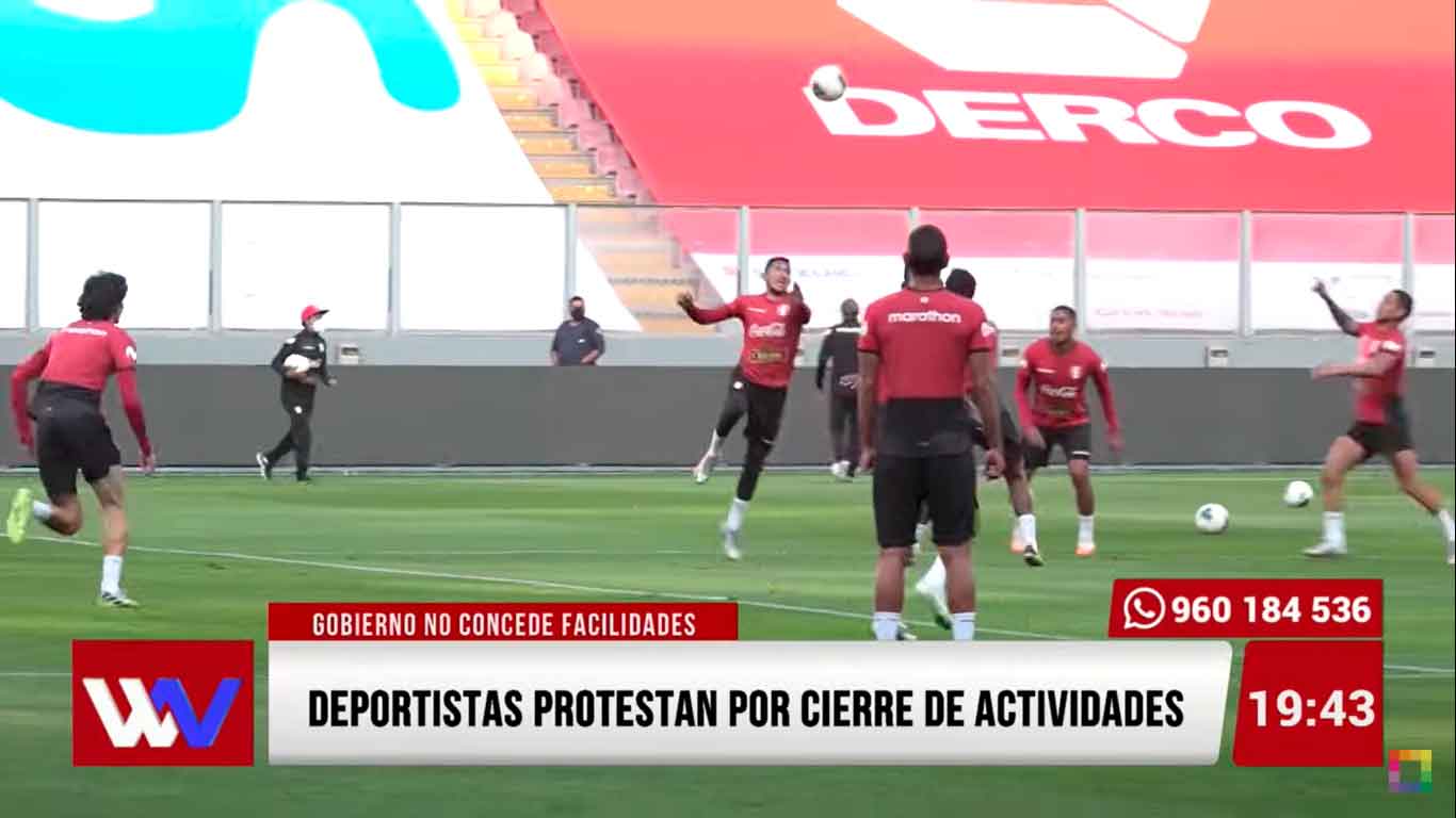 Portada: Deportistas protestan por cierre de actividades