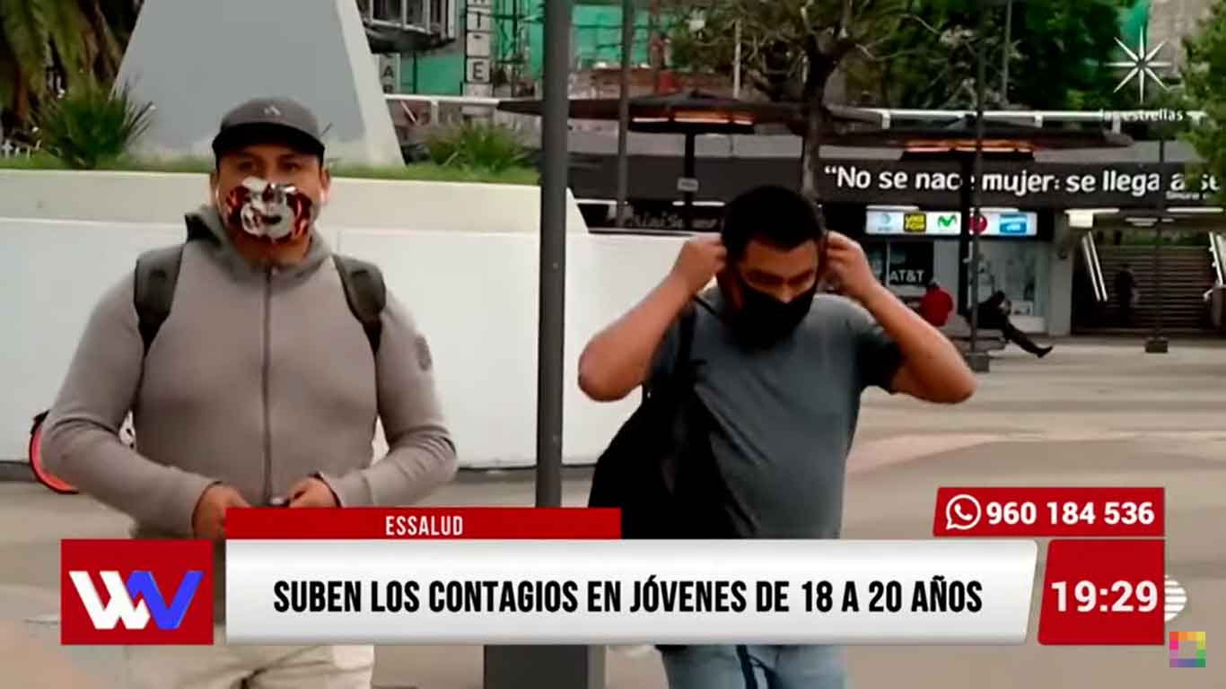 EsSalud: Suben los contagios en jóvenes de 18 a 20 años