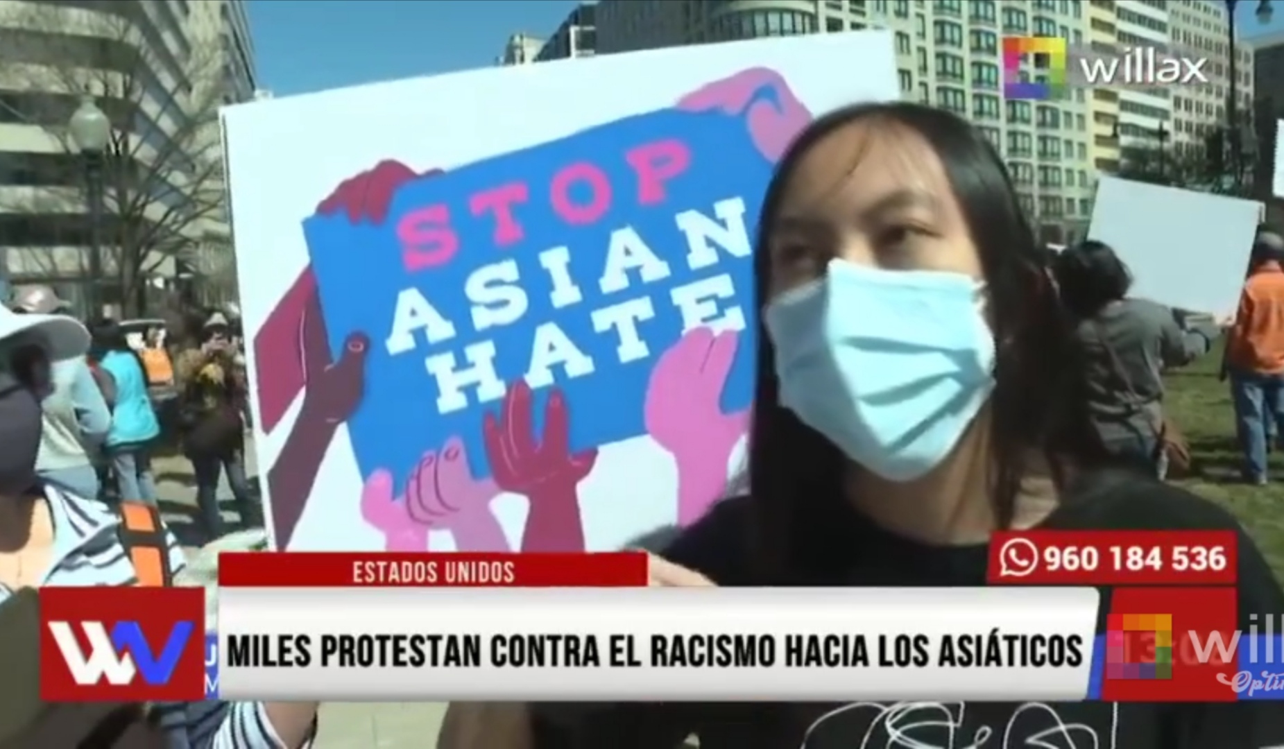 Miles protestan contra el racismo hacia los asiáticos