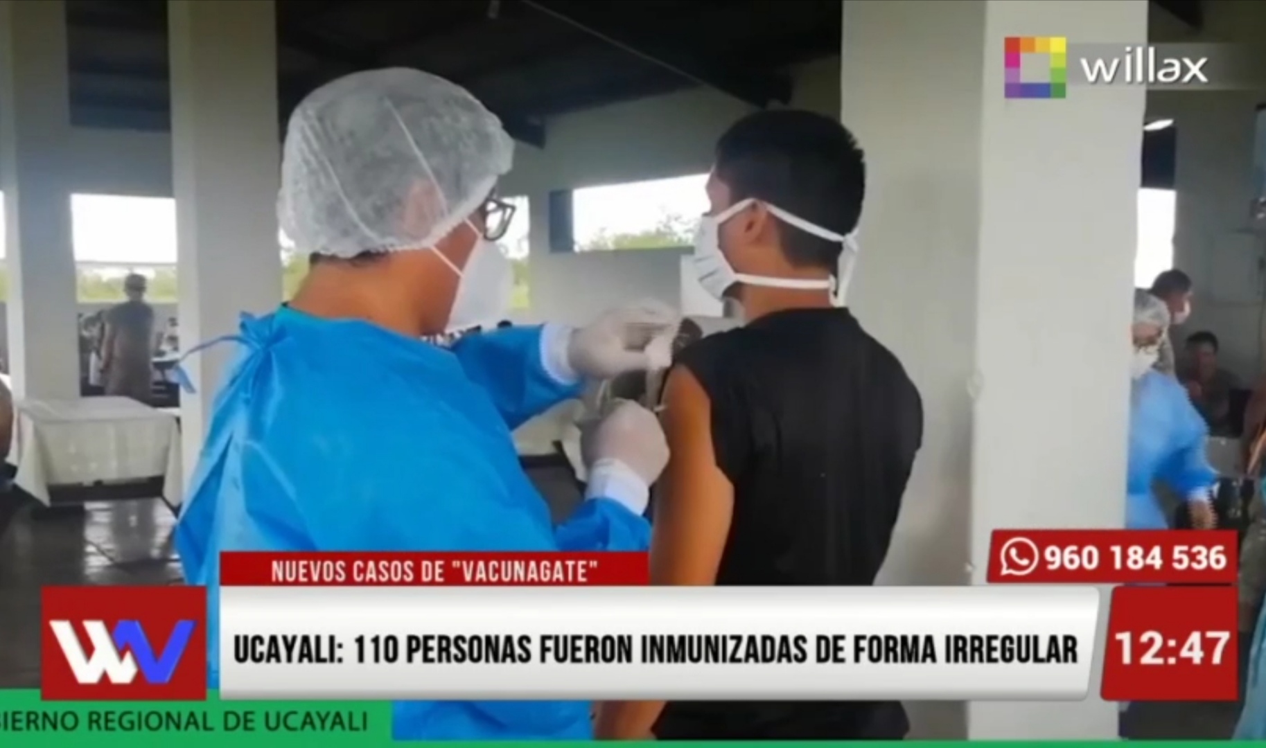 Ucayali: Contraloría advirtió que al menos 110 personas fueron vacunadas contra el covid-19 de forma irregular