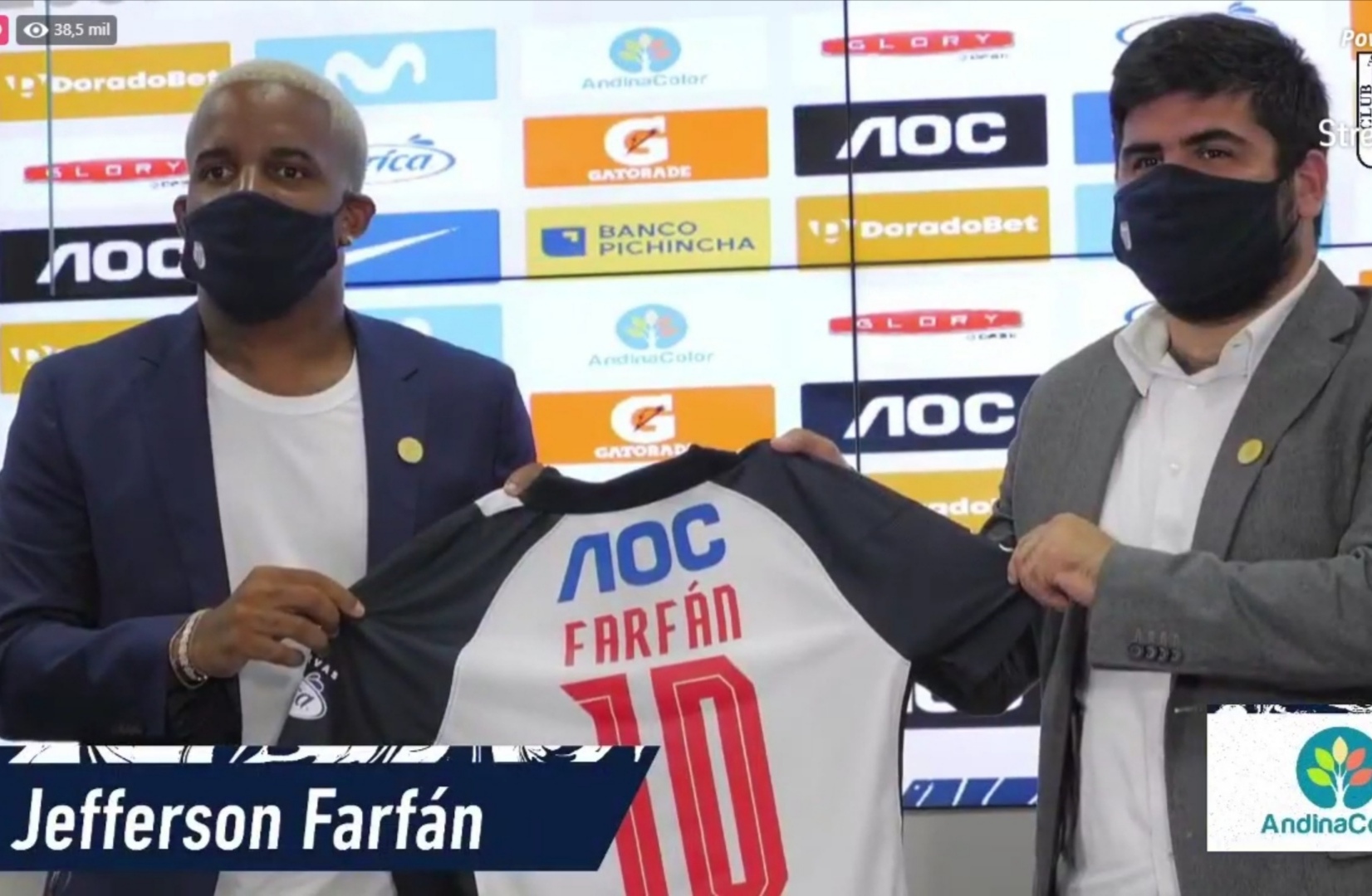 Jefferson Farfán: "El próximo año traigo a Paolo Guerrero a Alianza Lima de los pelos"