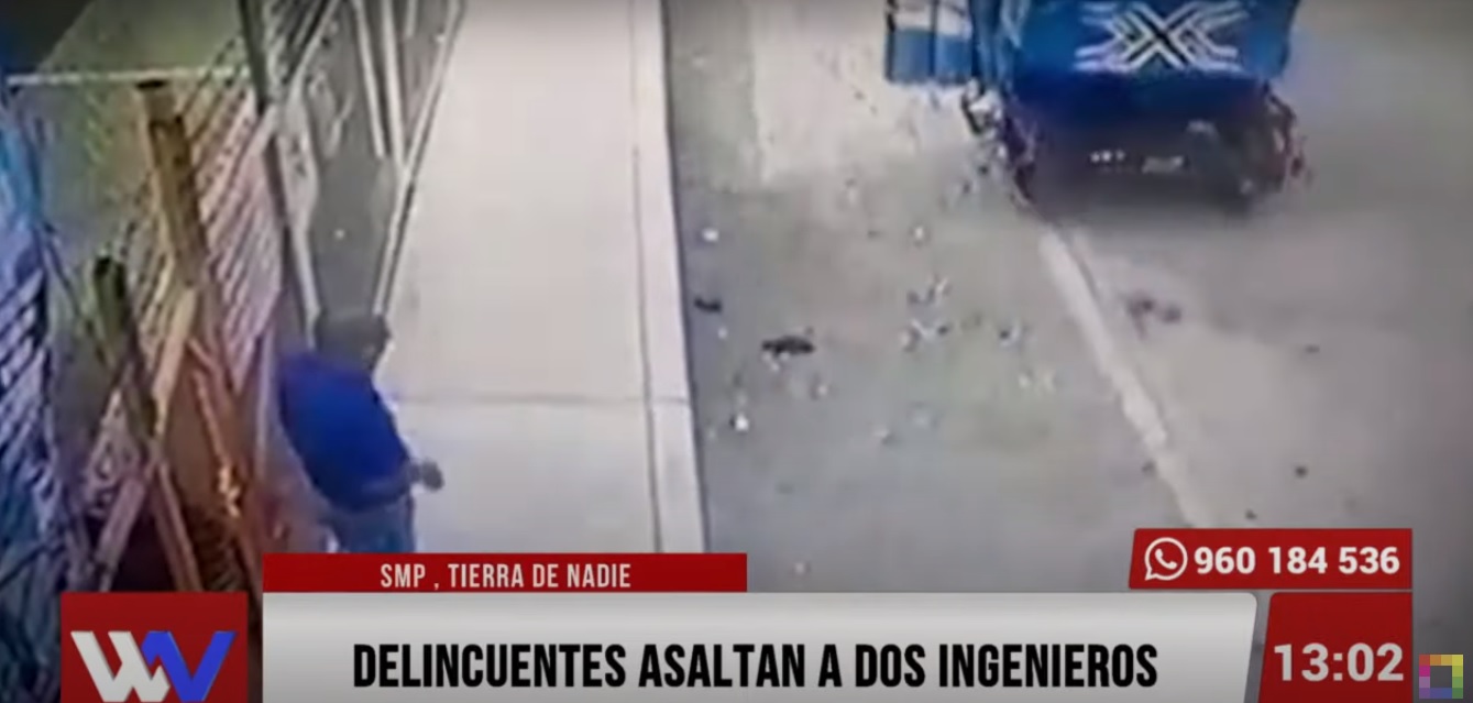 Delincuentes asaltan a dos ingenieros