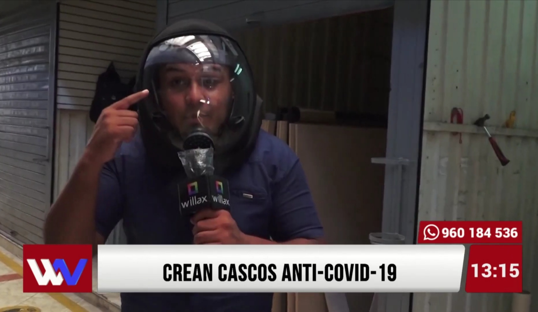 Portada: Crean cascos anti-Covid-19