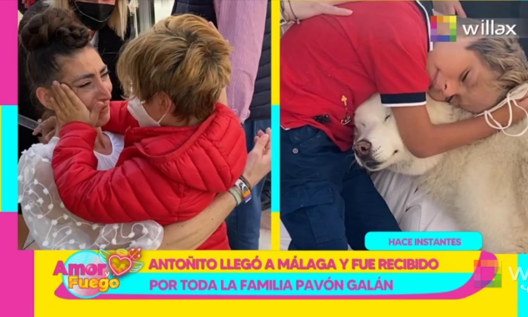 Portada: Amor y Fuego: ¡Lo logró! Antonio Pavón viajó a España junto a su pequeño Antoñito y al lado de su novia, Joi Sánchez
