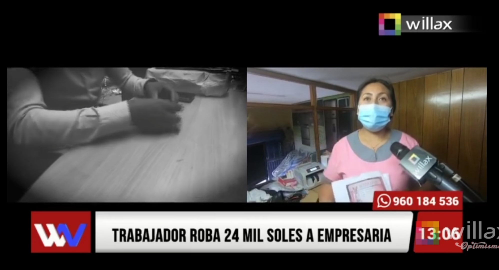 Portada: Trabajador roba 24 mil soles a empresaria