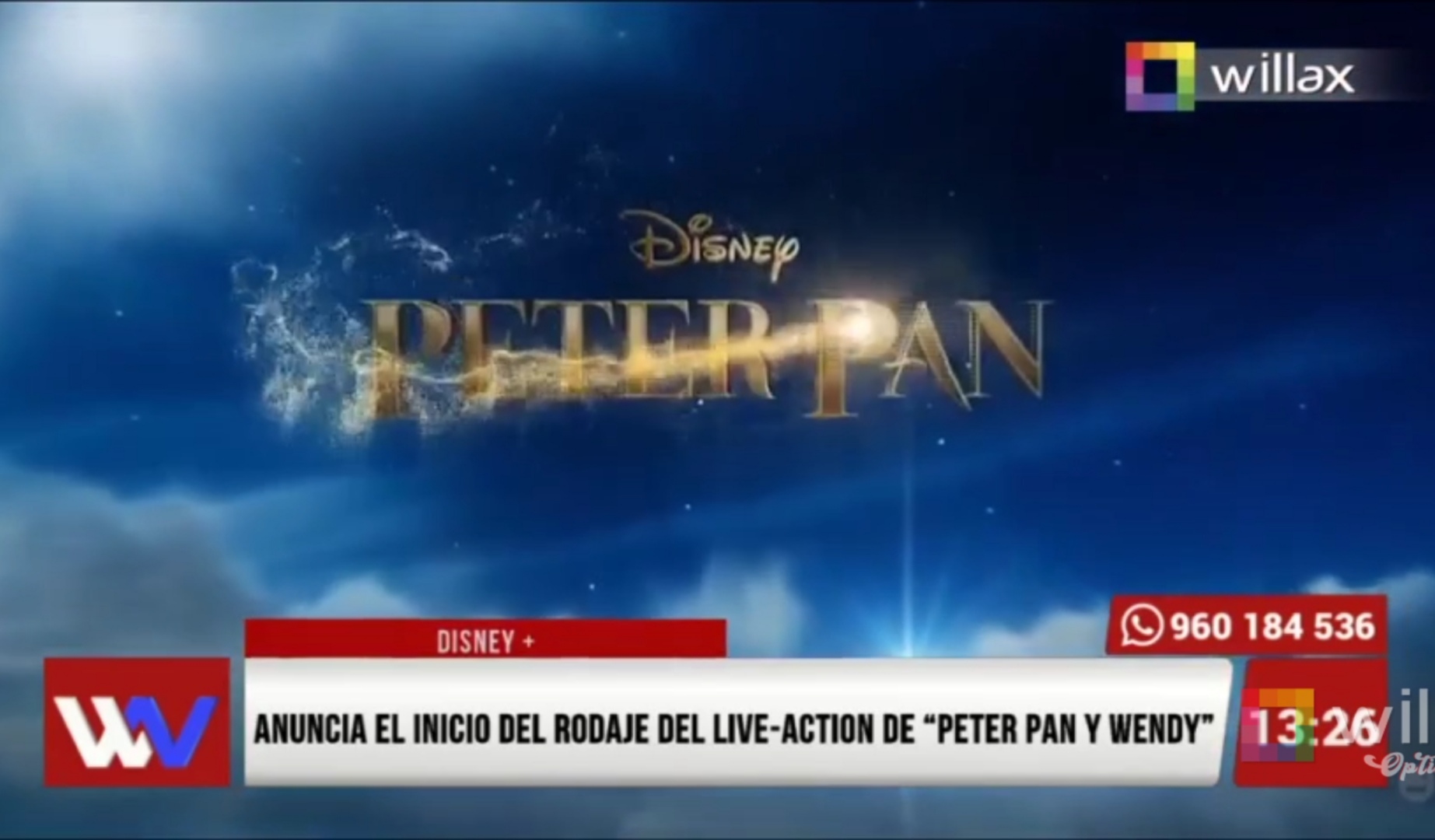 Disney+ anuncia el inicio del rodaje del live- action de “Peter Pan y Wendy”