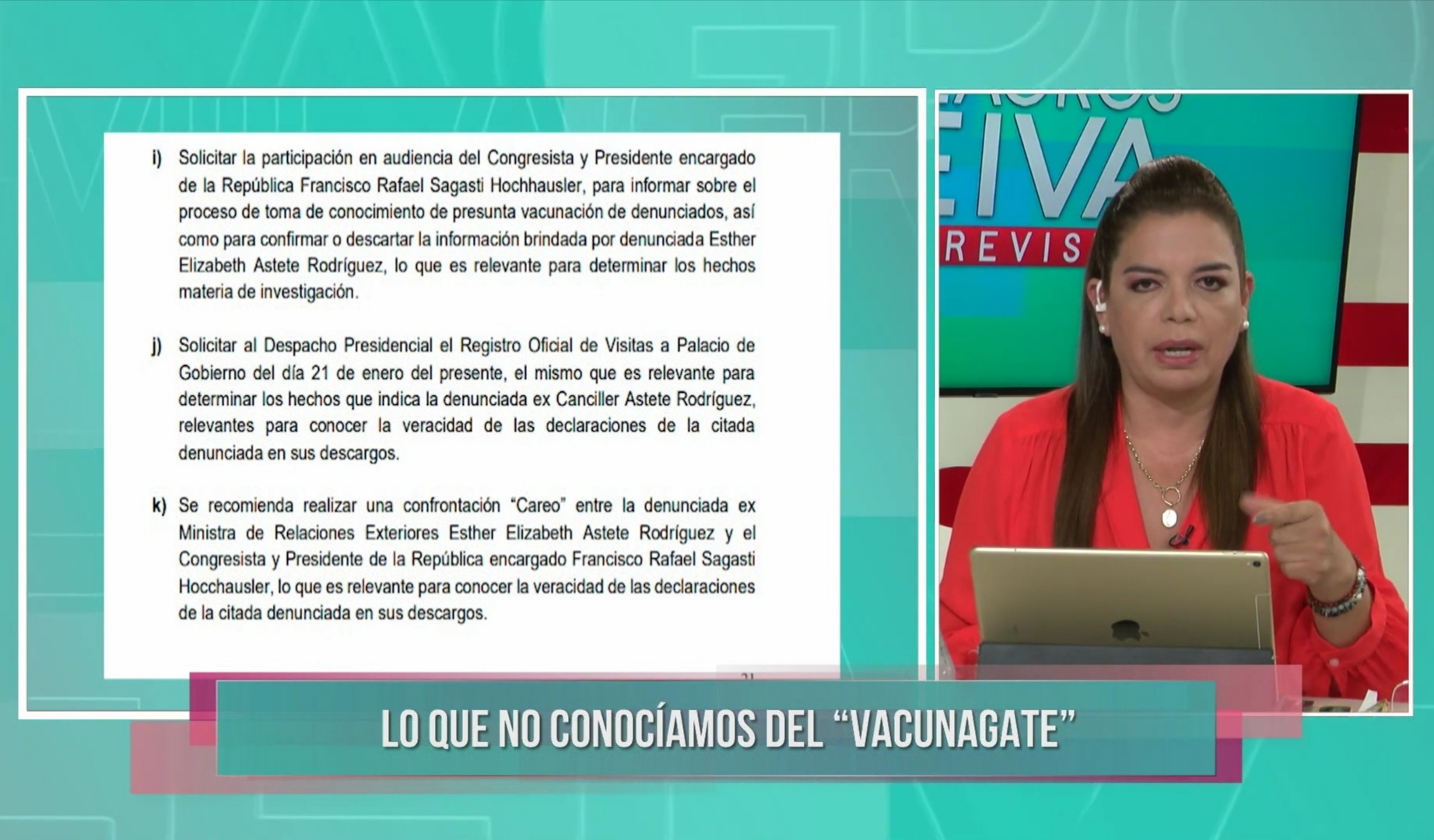 Portada: Milagros Leiva Entrevista: Lo que no conocíamos del “VacunaGate”