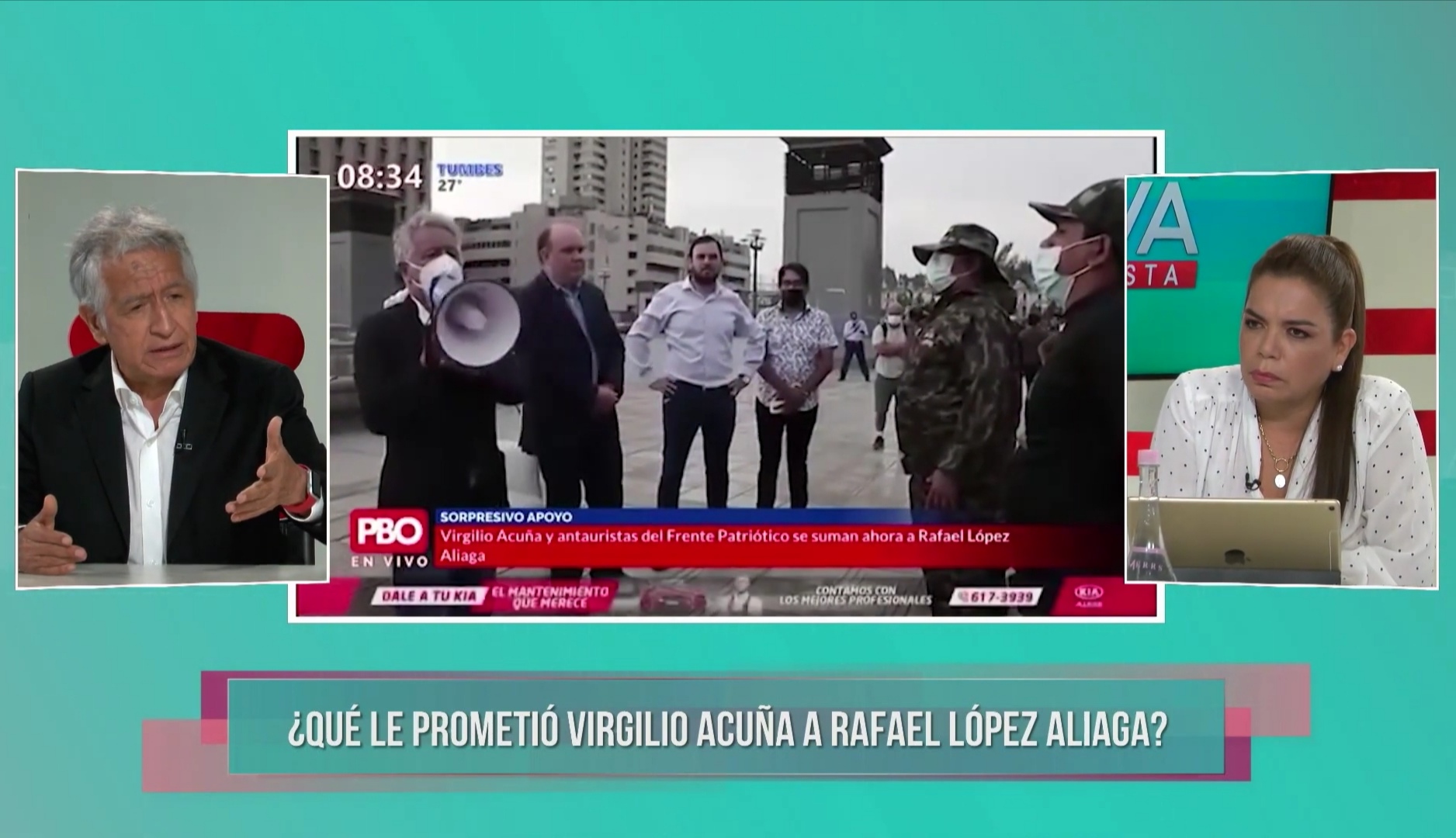 Portada: Virgilio Acuña: “No hay nada ni con Rafael ni con el Frente Patriótico”