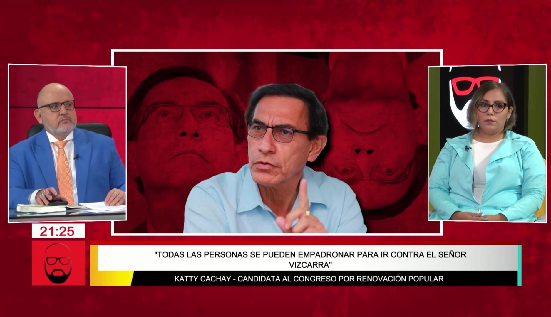 Portada: Katty Cachay denuncia oficialmente a Martín Vizcarra por homicidio calificado