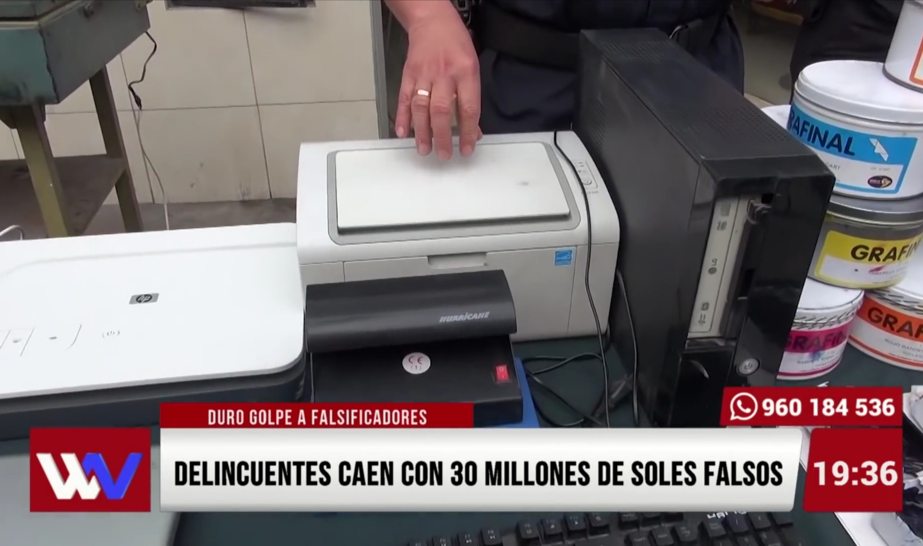 Portada: Delincuentes caen con 30 millones de soles falsos