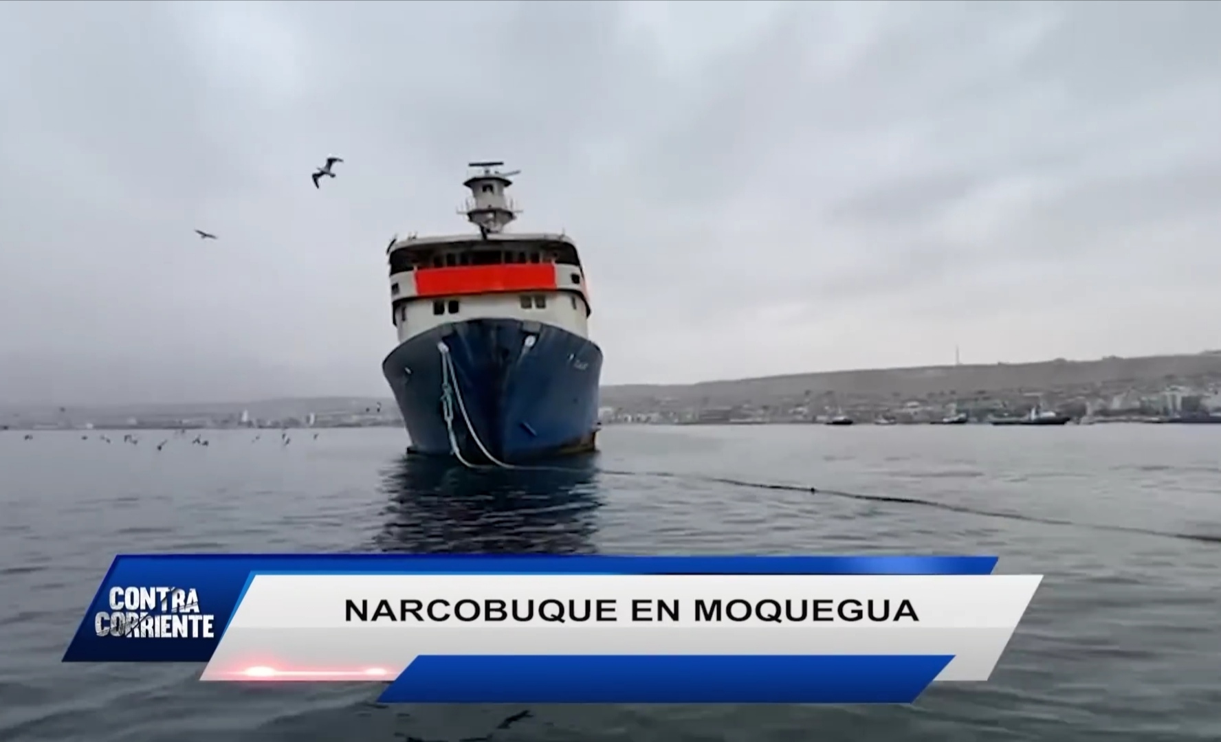 Portada: Narcobuque de Moquegua