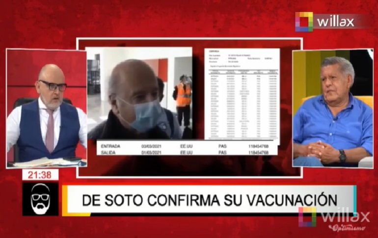 César Acuña: "Estoy viajando desde el 2 de enero sin descansar y sin vacuna"