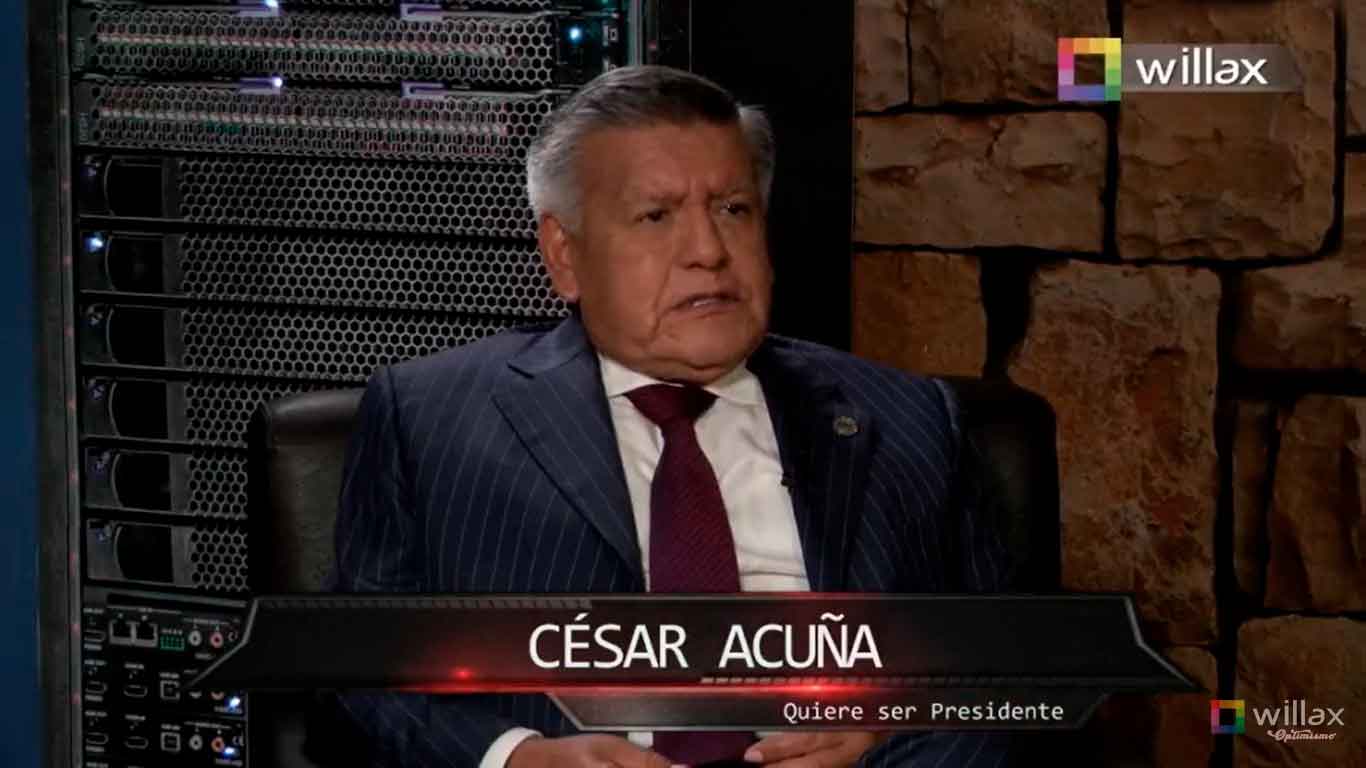César Acuña: El responsable de que no haya vacunas es Vizcarra