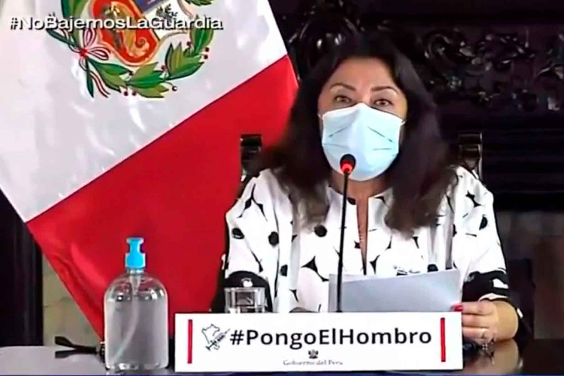 Violeta Bermúdez: "Recibiremos entregas semanales de vacunas de Pfizer"