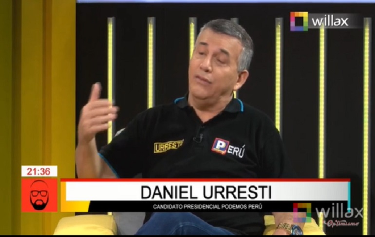 Portada: Daniel Urresti: "Yo le recomendé a Forsyth que llame a Susel [Paredes]"