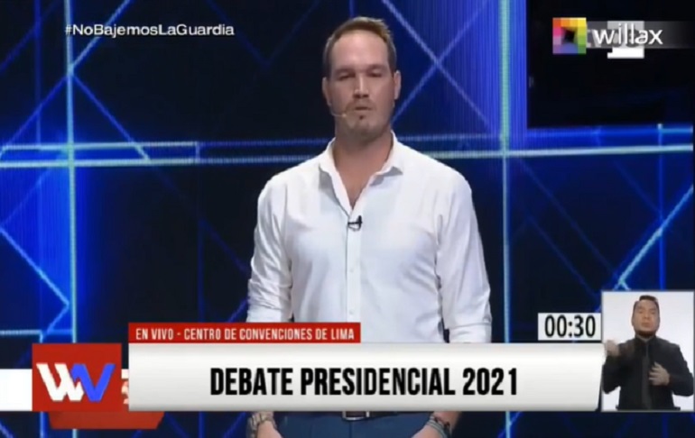 Portada: George Forsyth en debate del JNE: López Aliaga es un sinvergüenza que no quiere venir