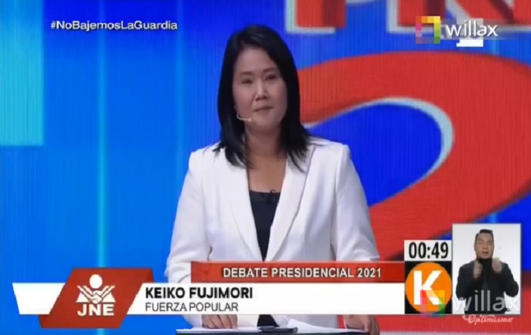 Keiko Fujimori a George Forsyth: “Lo que se necesita para luchar contra la delincuencia es mano dura y no contra su exesposa"