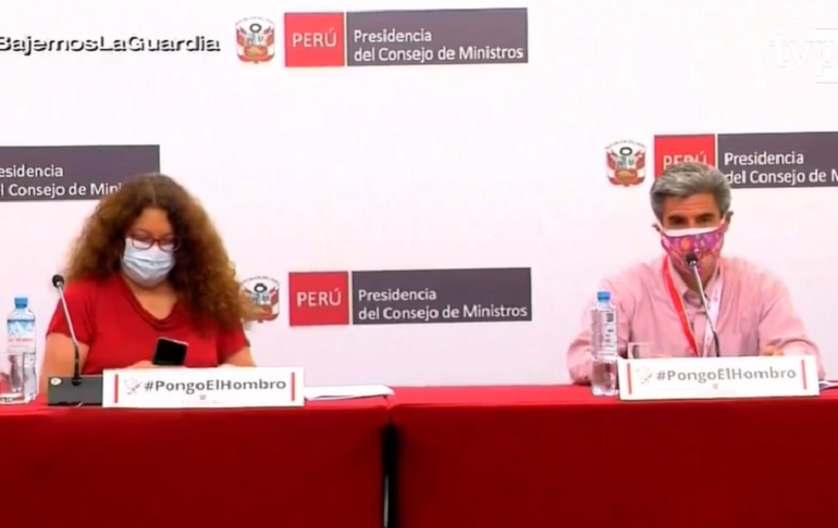 Gobierno brindó conferencia sobre las acciones realizadas frente a la pandemia | VIDEO