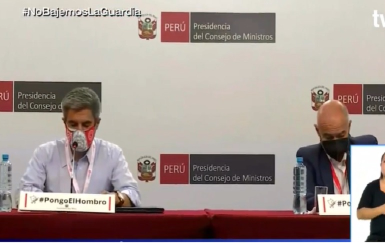 Gobierno brindó conferencia sobre las acciones realizadas frente a la pandemia | VIDEO