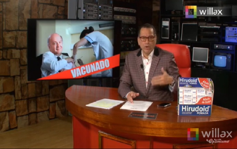 Phillip Butters sobre vacunación de Hernando de Soto: "Le va a costar un montón en la aceptación de su candidatura"