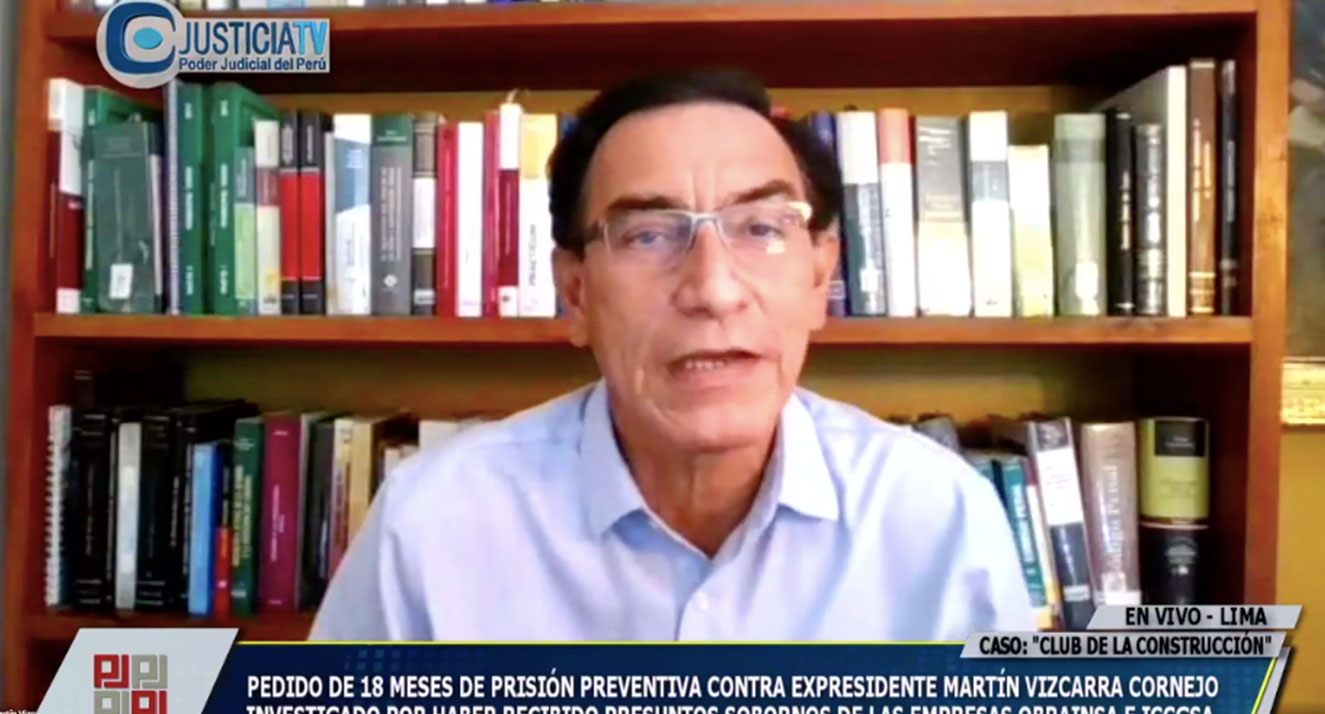 Martín Vizcarra durante audiencia: El fiscal Germán Juárez pretende llevarme a prisión a 3 semanas de las elecciones