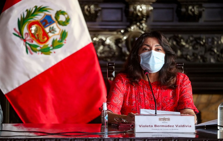Violeta Bermúdez brindó conferencia sobre acciones realizadas frente a la pandemia