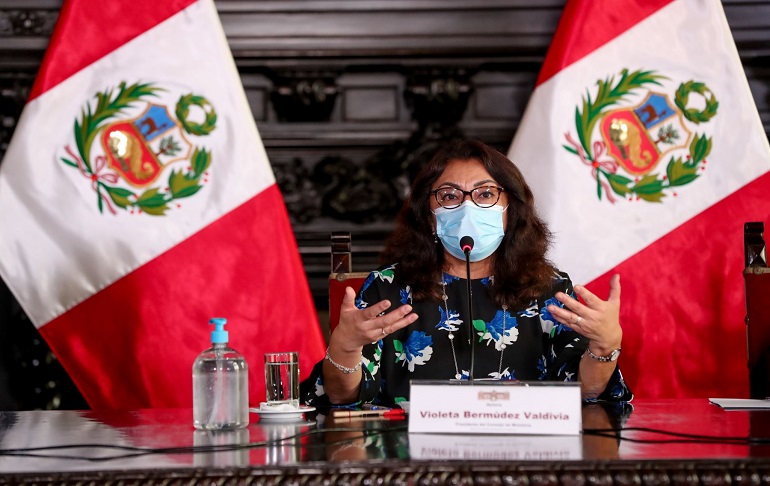 Portada: Violeta Bermúdez informa acuerdos asumidos en Consejo de Ministros frente a la pandemia | EN VIVO