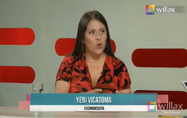 Portada: Yeni Vilcatoma sobre rechazo de la prisión preventiva a Vizcarra: "¿Qué podíamos esperar de la jueza de Odebrecht?"