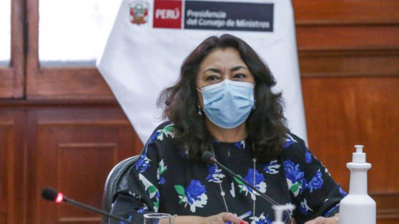 Violeta Bermúdez cuestiona filtración de declaración de Astete acerca de que Sagasti aprobó su vacunación irregular
