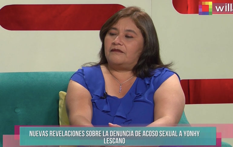 Portada: Janet Sánchez: "Existieron los chats, Yonhy Lescano no puede mentir"