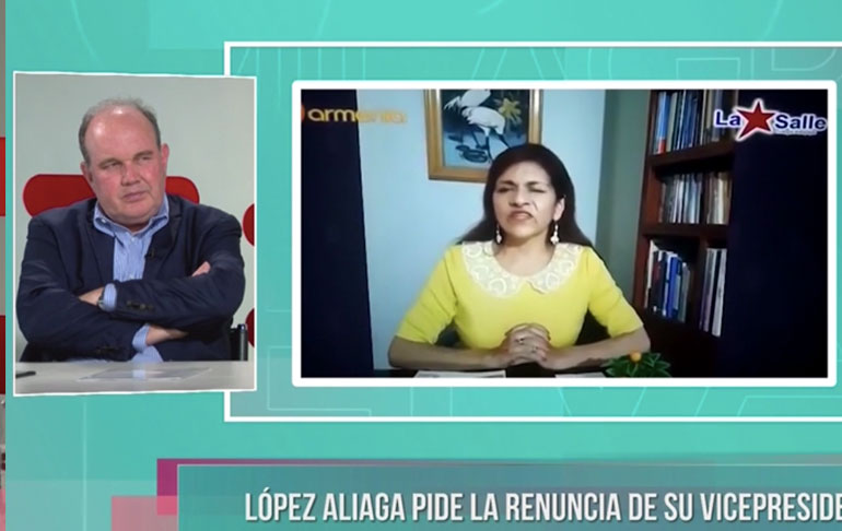 Portada: Rafael López Aliaga: "Hemos decidido pedirle a Neldy Mendoza que ponga su cargo a disposición"