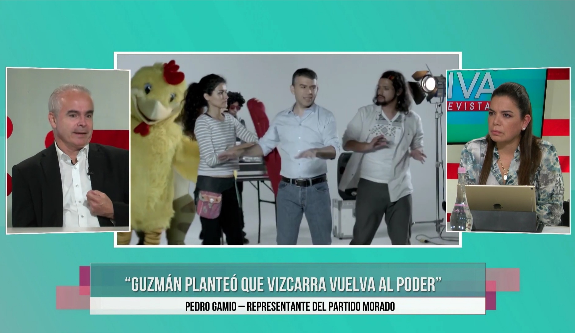 Pedro Gamio: "Guzmán planteó que Vizcarra vuelva al poder"