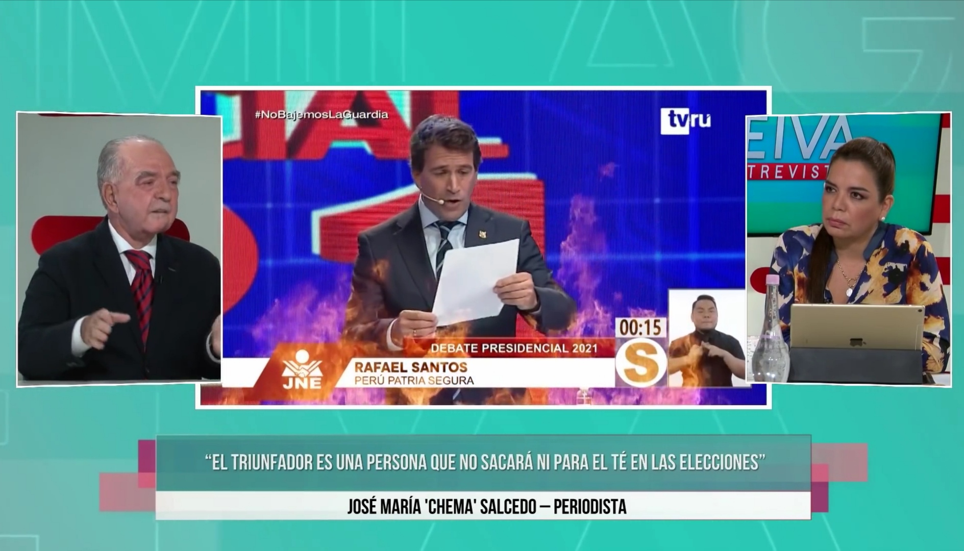 José María Salcedo sobre el debate presidencial: “¿Qué vas a decir en treinta segundos?”