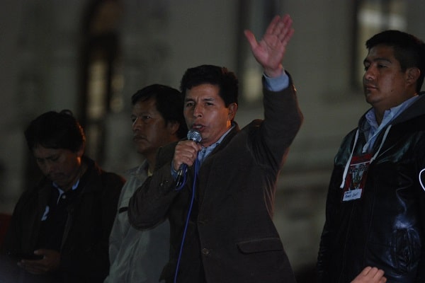 Pedro Castillo figura como gerente general de consorcio desde julio del 2017, cuando lideró la huelga magisterial