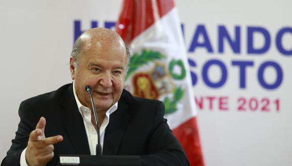 Portada: Hernando de Soto: "Voy a estudiar la propuesta que hizo Keiko Fujimori"