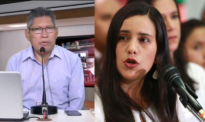 Presentador quiso cobrarle a Verónika Mendoza por entrevista, pero ella se negó