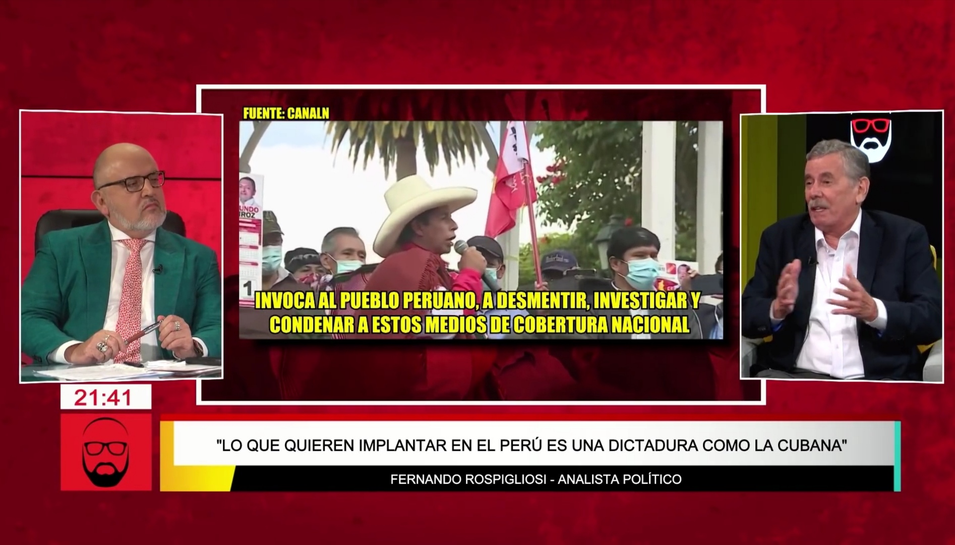 Fernando Rospigliosi sobre Pedro Castillo: “Lo que quieren implantar en el Perú es una dictadura como la cubana”