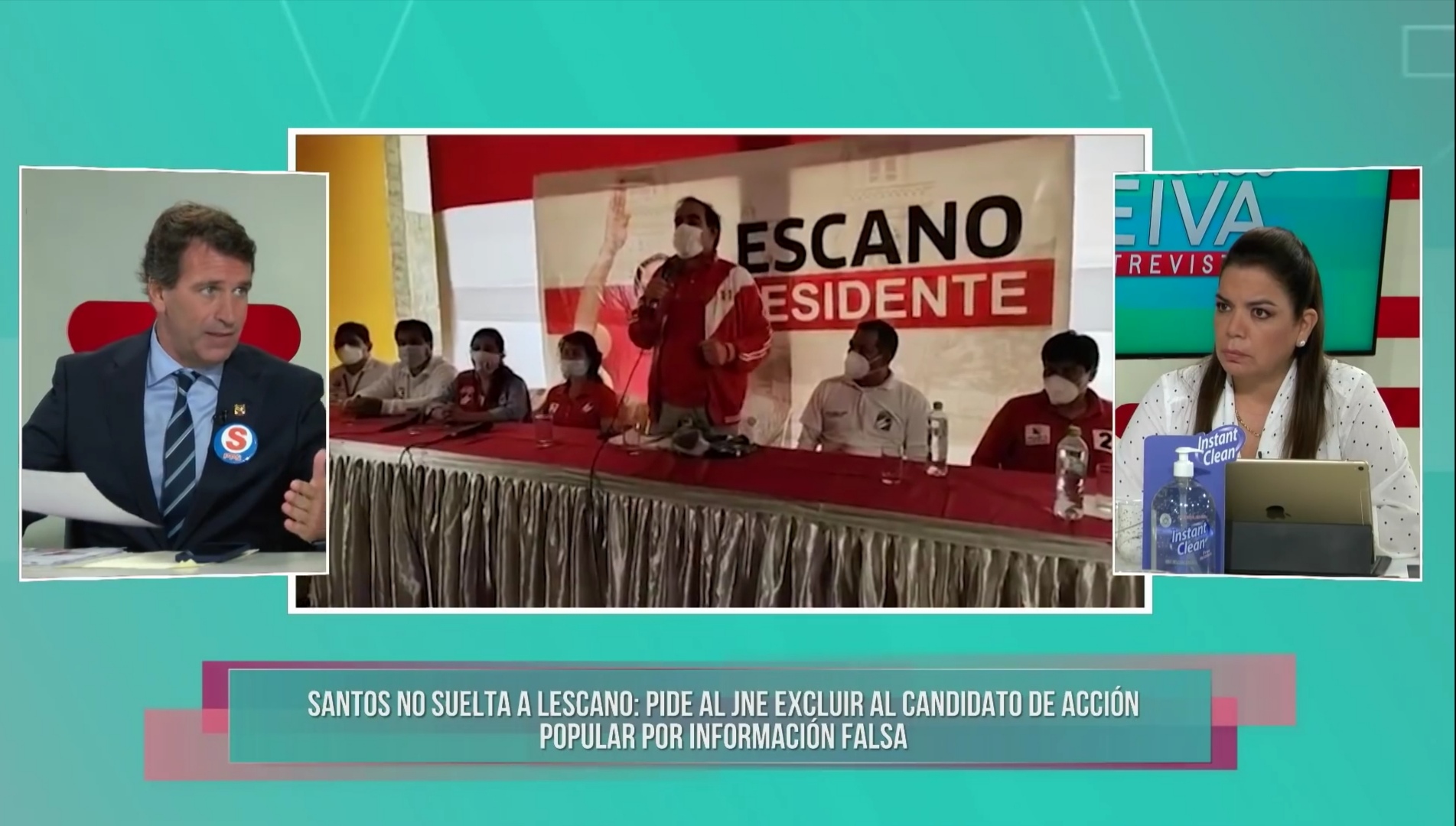 Rafael Santos: “El señor Lescano le miente a todo el pueblo peruano”